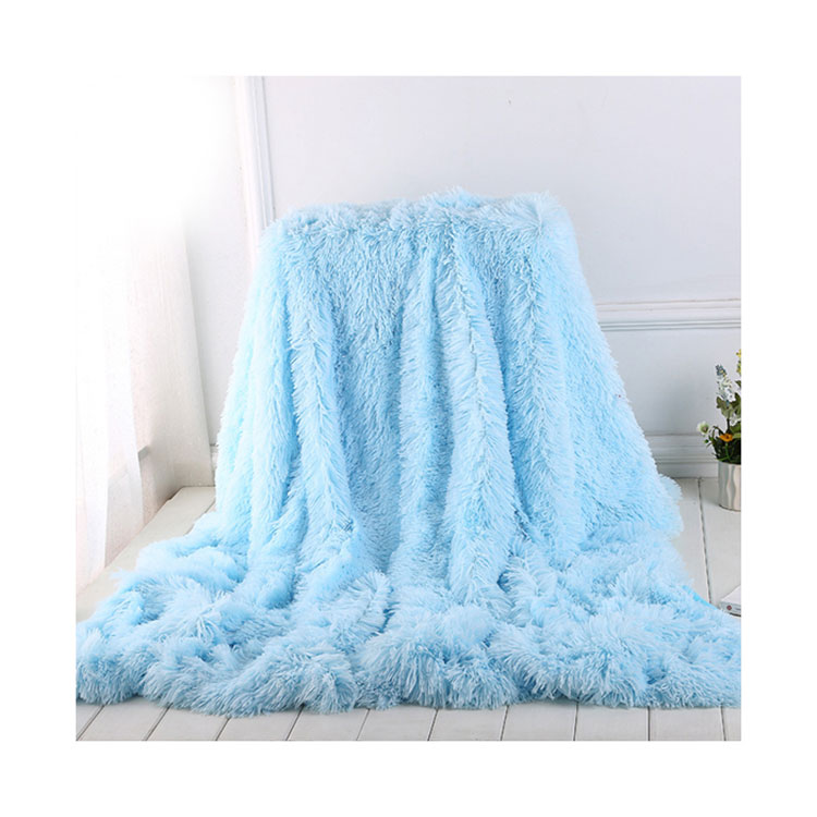 Couverture en peluche PV cheveux longs