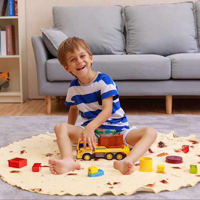 couverture de pizza pour les enfants